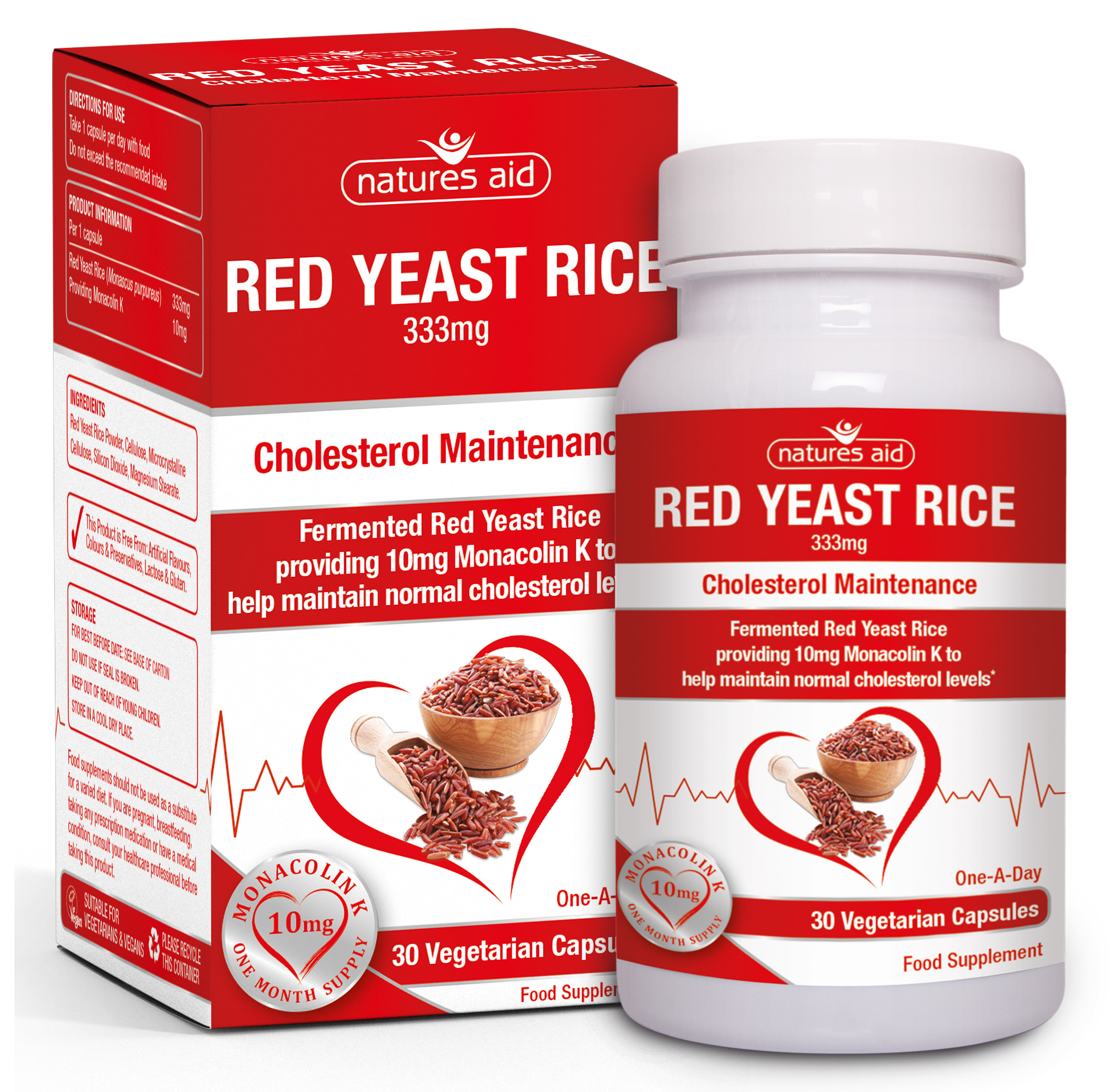 Red Yeast Rice 333mg One-A-Day - Eternal Zest